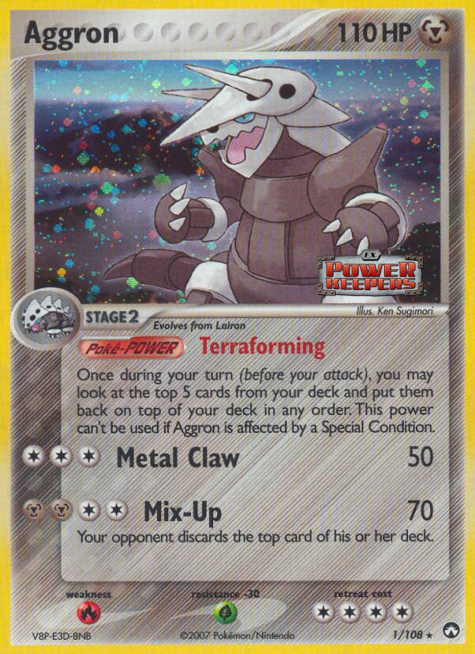 Aggron (1/108) (Stamped) [EX: Power Keepers] | Clutch Gaming