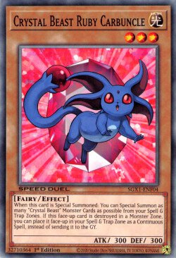 Crystal Beast Ruby Carbuncle [SGX1-ENF04] Common | Clutch Gaming