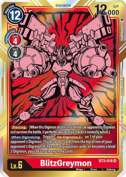 BlitzGreymon [BT3-018] (Alternate Art) [Release Special Booster Ver.1.5] | Clutch Gaming