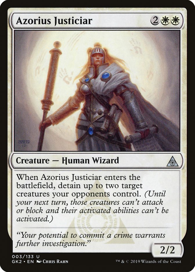 Azorius Justiciar [Ravnica Allegiance Guild Kit] | Clutch Gaming