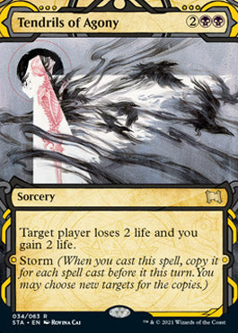 Tendrils of Agony (Foil Etched) [Strixhaven: School of Mages Mystical Archive] | Clutch Gaming