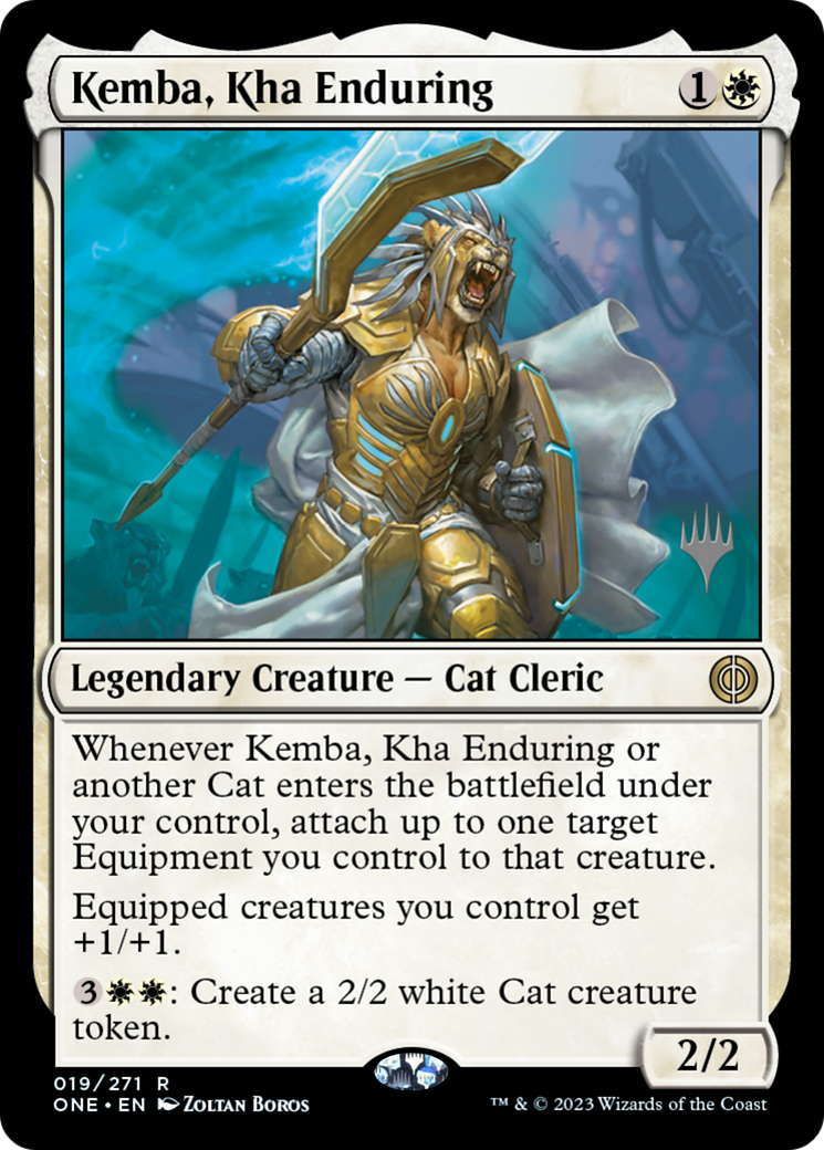 Kemba, Kha Enduring (Promo Pack) [Phyrexia: All Will Be One Promos] | Clutch Gaming