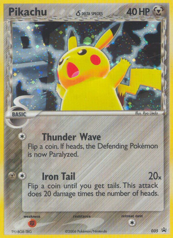 Pikachu (035) (Delta Species) [Nintendo: Black Star Promos] | Clutch Gaming