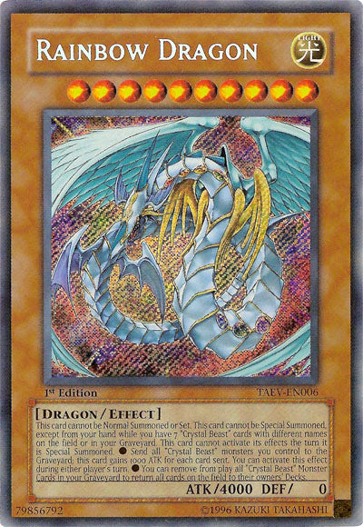 Rainbow Dragon [TAEV-EN006] Secret Rare | Clutch Gaming