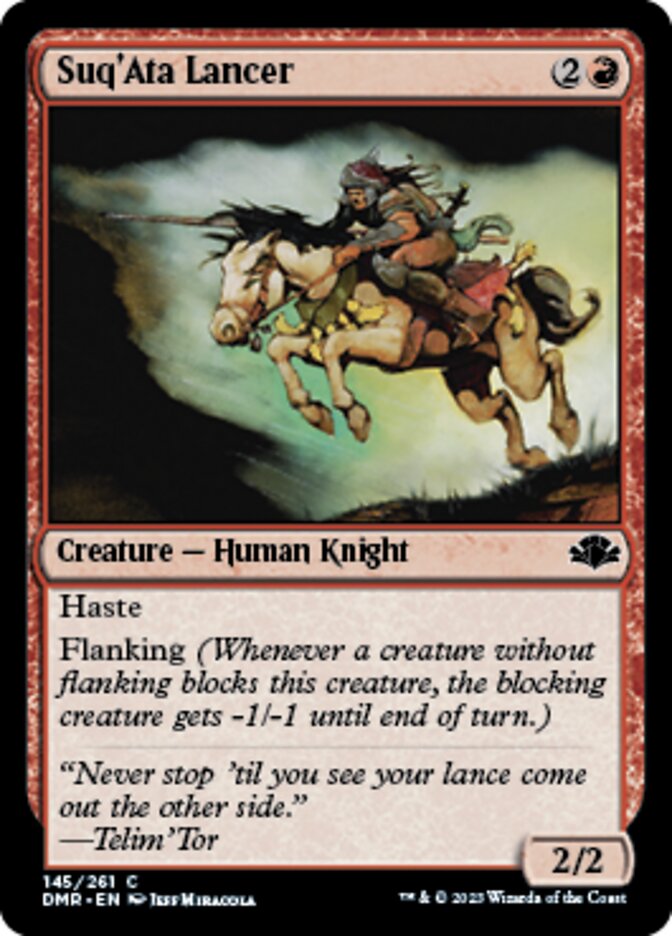 Suq'Ata Lancer [Dominaria Remastered] | Clutch Gaming