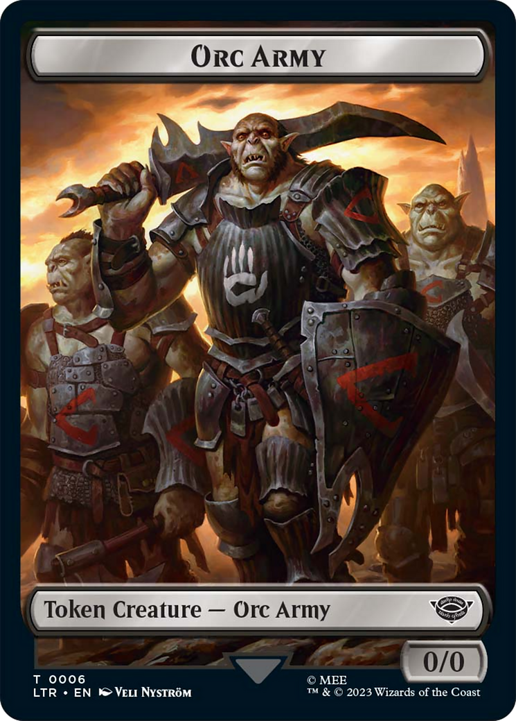 Food (11) // Orc Army (06) Double-Sided Token [The Lord of the Rings: Tales of Middle-Earth Tokens] | Clutch Gaming