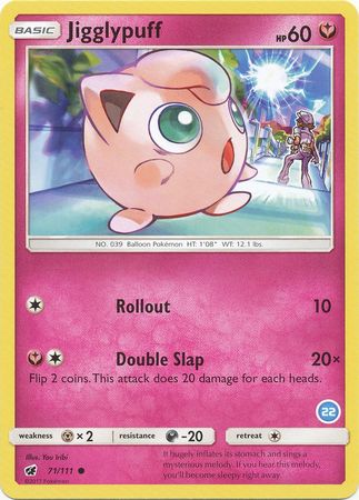 Jigglypuff (71/111) (Deck Exclusive #22) [Sun & Moon: Trainer Kit - Alolan Ninetales] | Clutch Gaming