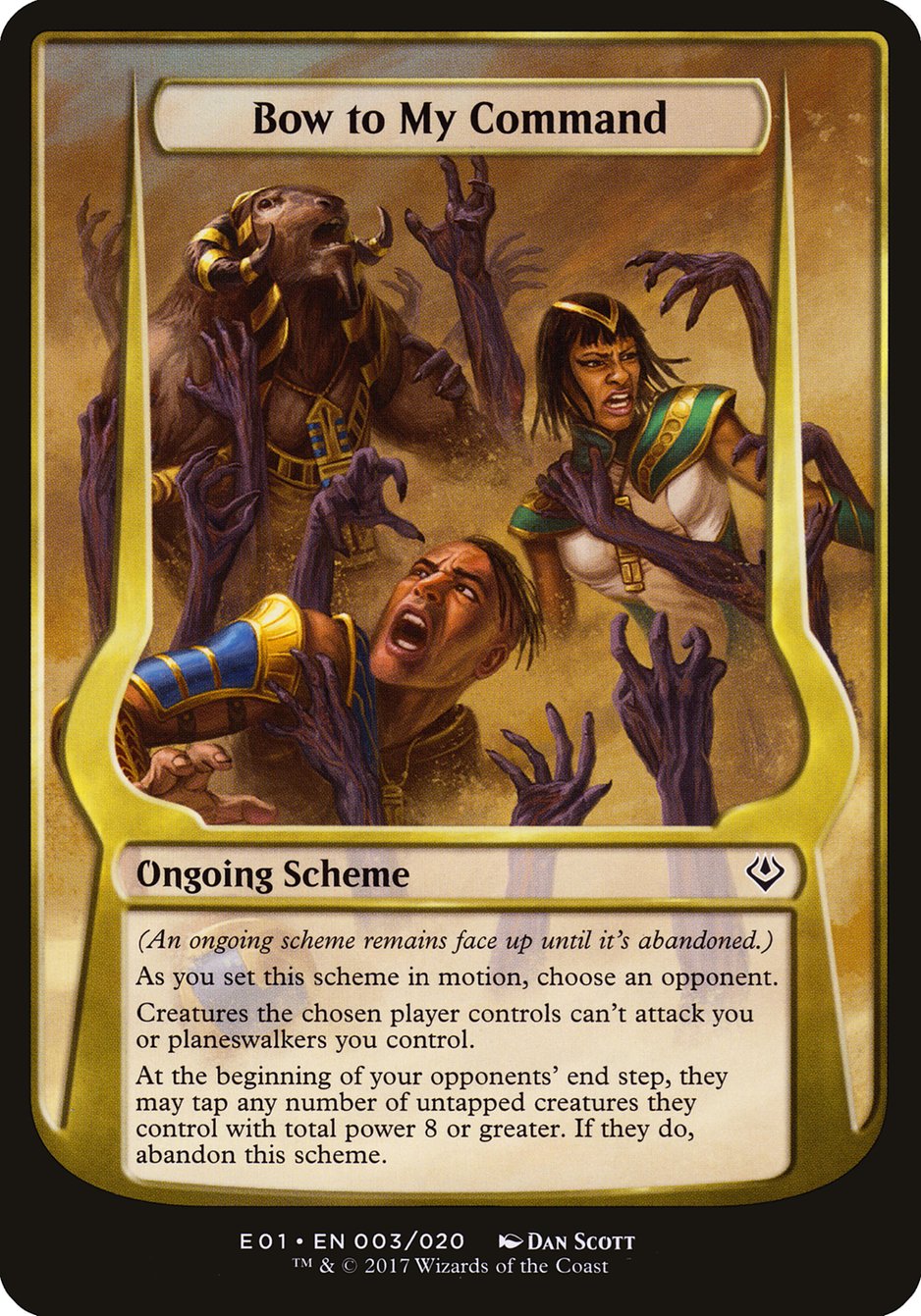 Bow to My Command (Schemes) [Archenemy: Nicol Bolas Schemes] | Clutch Gaming