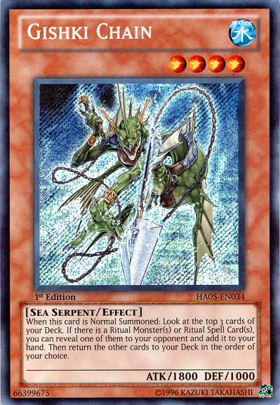 Gishki Chain [HA05-EN034] Secret Rare | Clutch Gaming