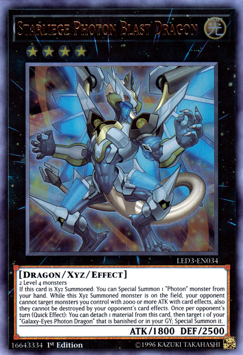 Starliege Photon Blast Dragon [LED3-EN034] Ultra Rare | Clutch Gaming