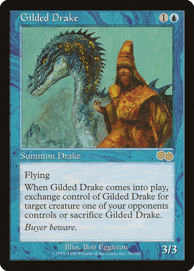 Gilded Drake [Urza's Saga] | Clutch Gaming