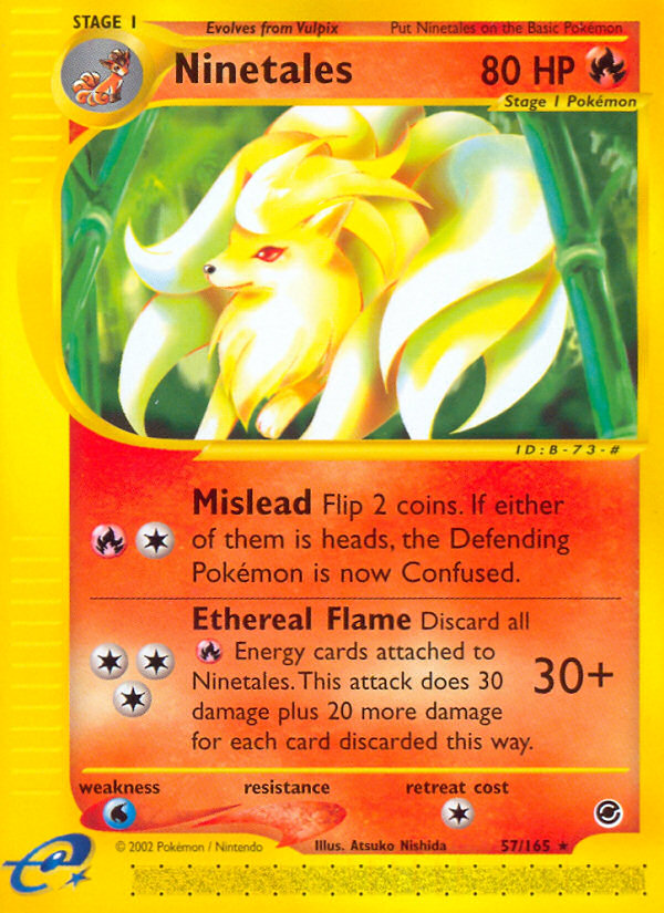 Ninetales (57/165) [Expedition: Base Set] | Clutch Gaming