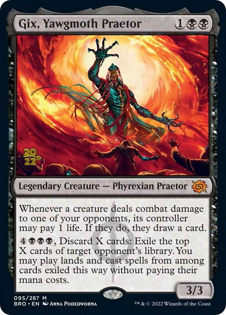 Gix, Yawgmoth Praetor [The Brothers' War Prerelease Promos] | Clutch Gaming