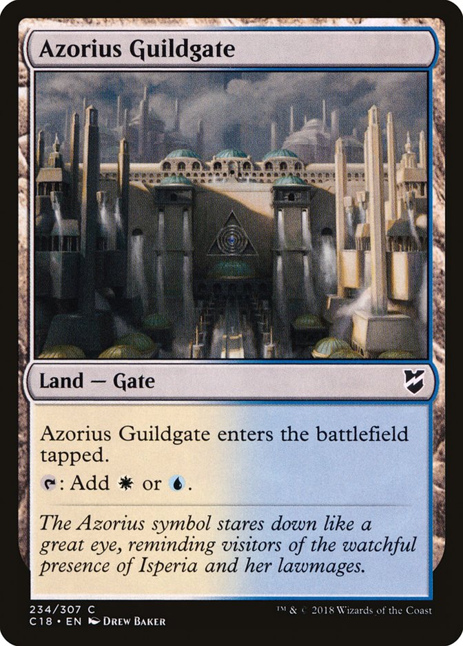 Azorius Guildgate [Commander 2018] | Clutch Gaming