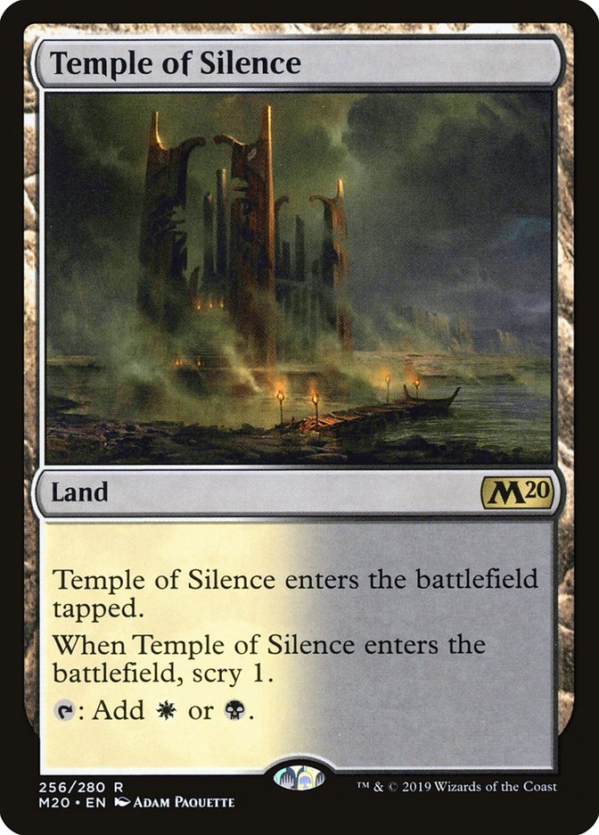 Temple of Silence [Core Set 2020] | Clutch Gaming