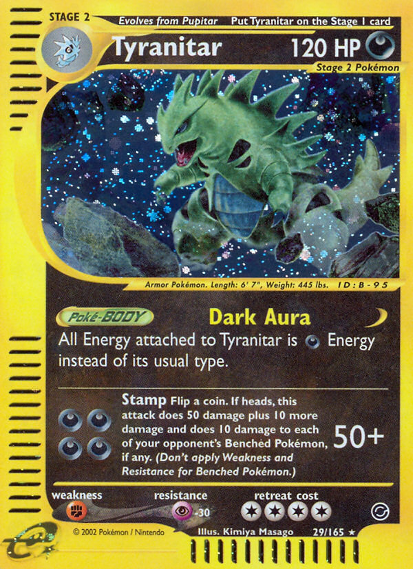 Tyranitar (29/165) [Expedition: Base Set] | Clutch Gaming