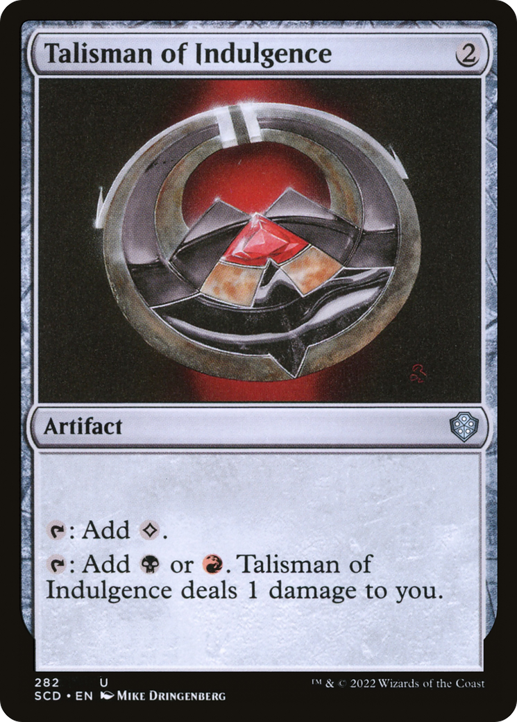 Talisman of Indulgence [Starter Commander Decks] | Clutch Gaming