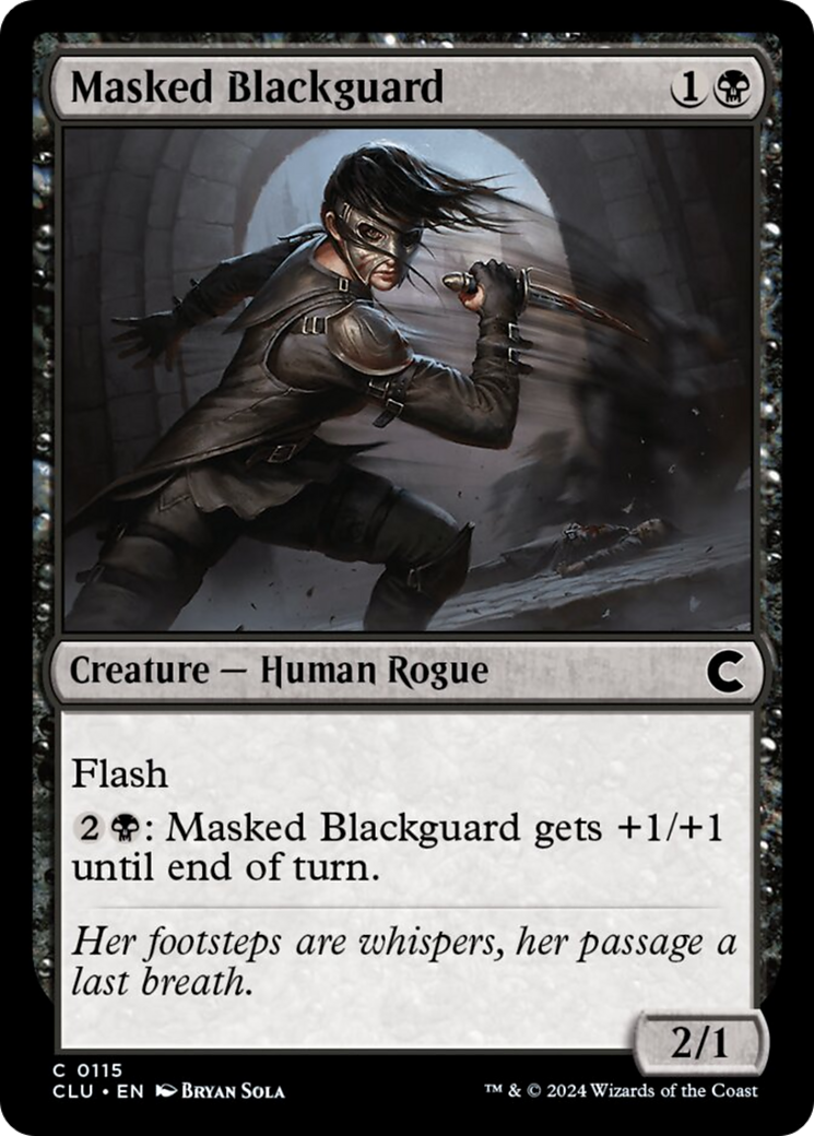 Masked Blackguard [Ravnica: Clue Edition] | Clutch Gaming