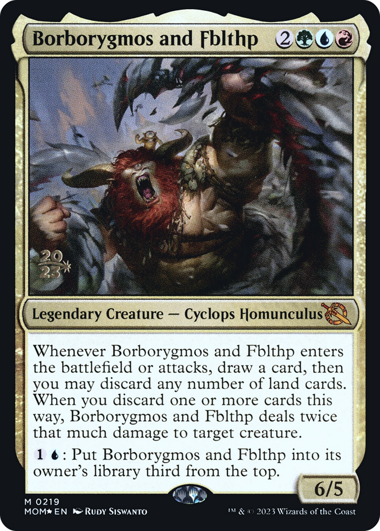 Borborygmos and Fblthp [March of the Machine Prerelease Promos] | Clutch Gaming