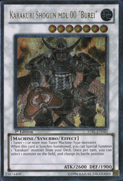 Karakuri Shogun mdl 00 "Burei" [STBL-EN043] Ultimate Rare | Clutch Gaming