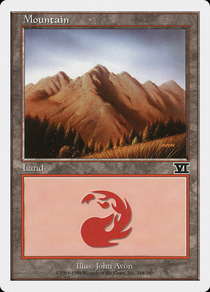 Mountain (344) [Classic Sixth Edition] | Clutch Gaming