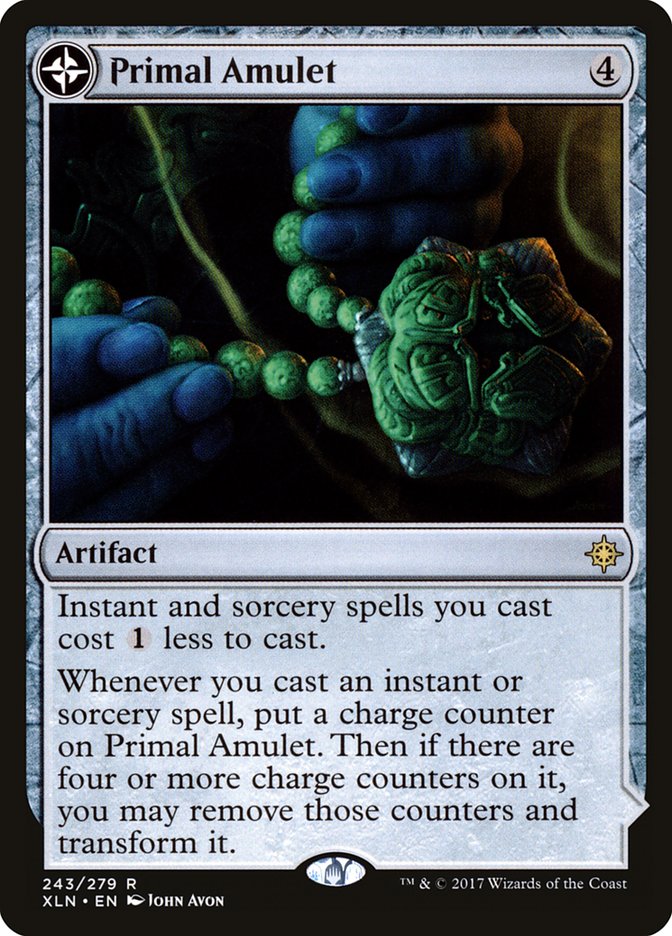 Primal Amulet // Primal Wellspring [Ixalan] | Clutch Gaming