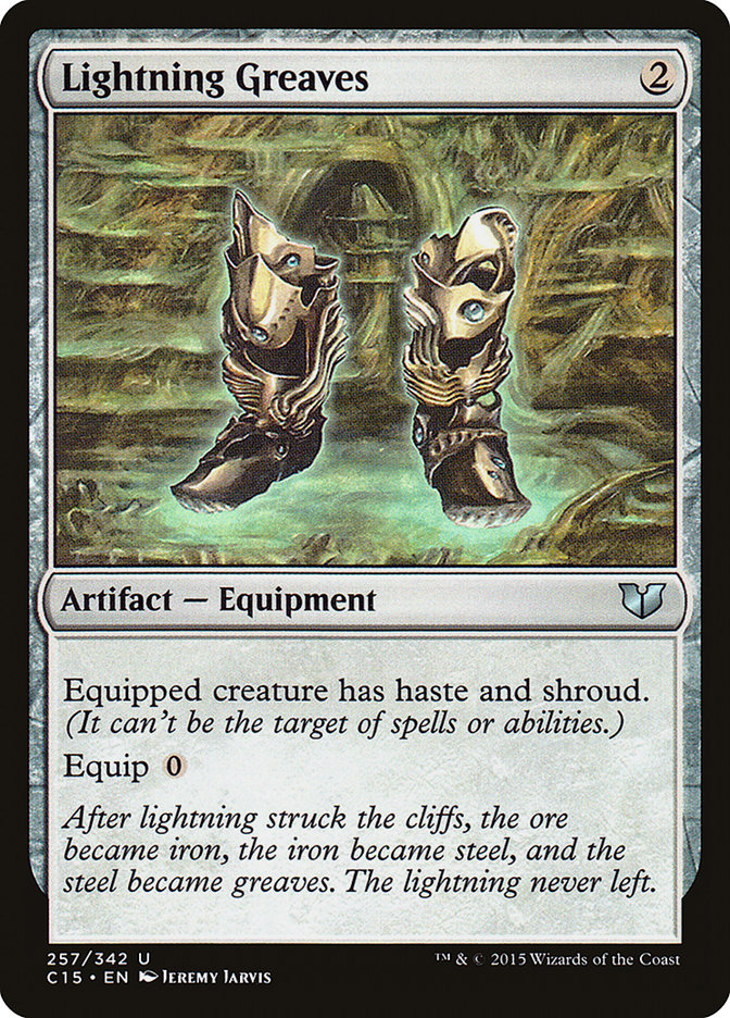 Lightning Greaves [Commander 2015] | Clutch Gaming