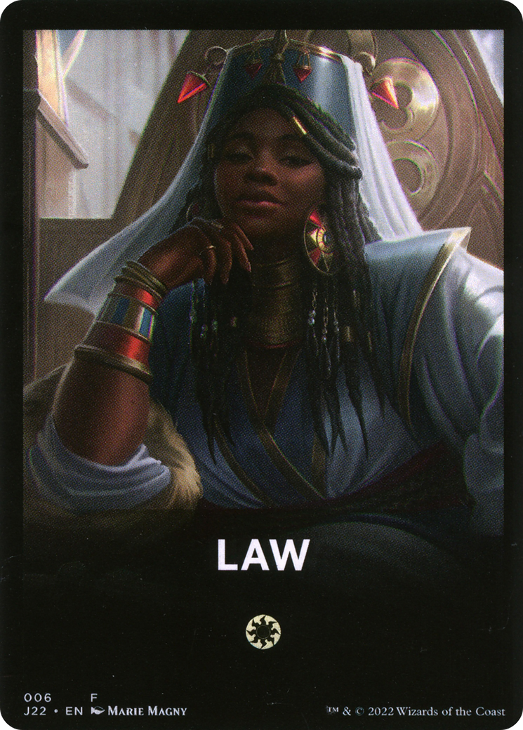 Law Theme Card [Jumpstart 2022 Front Cards] | Clutch Gaming