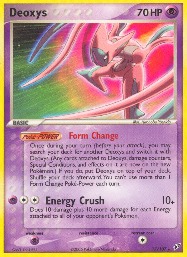 Deoxys (17/107) [EX: Deoxys] | Clutch Gaming