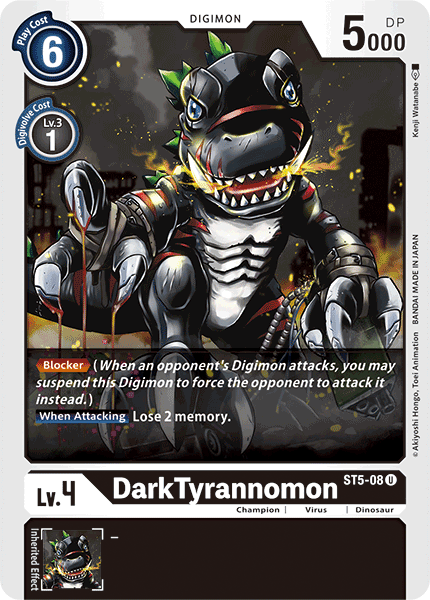 DarkTyrannomon [ST5-08] [Starter Deck: Machine Black] | Clutch Gaming