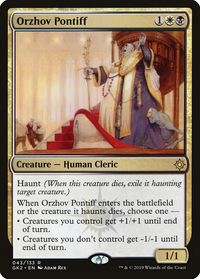 Orzhov Pontiff [Ravnica Allegiance Guild Kit] | Clutch Gaming