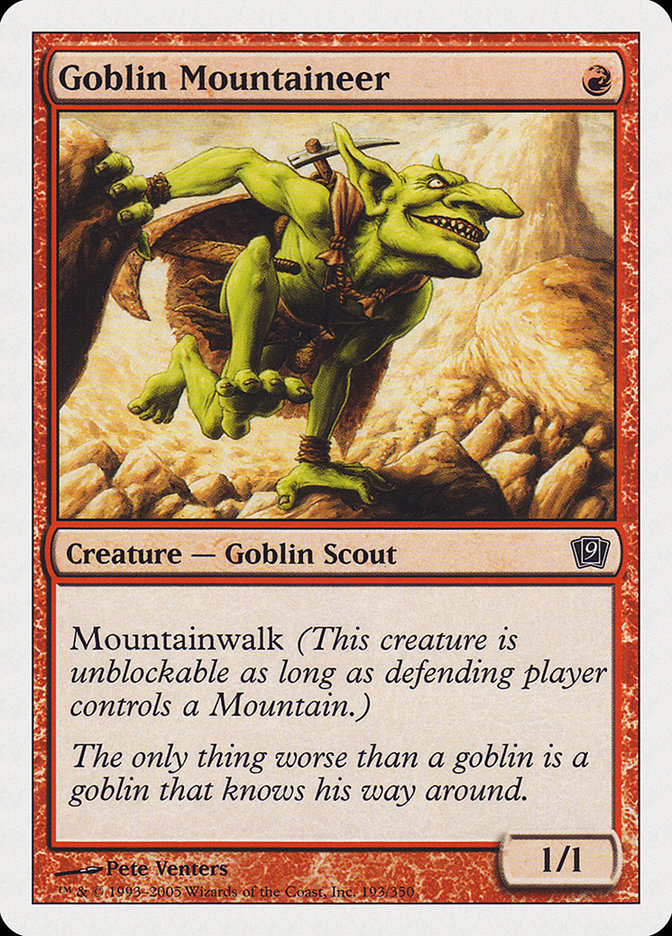 Goblin Mountaineer [Ninth Edition] | Clutch Gaming