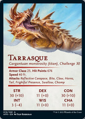 Tarrasque Art Card [Dungeons & Dragons: Adventures in the Forgotten Realms Art Series] | Clutch Gaming