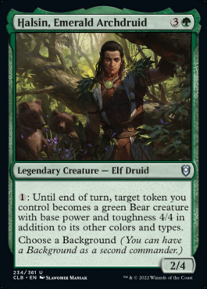 Halsin, Emerald Archdruid [Commander Legends: Battle for Baldur's Gate] | Clutch Gaming