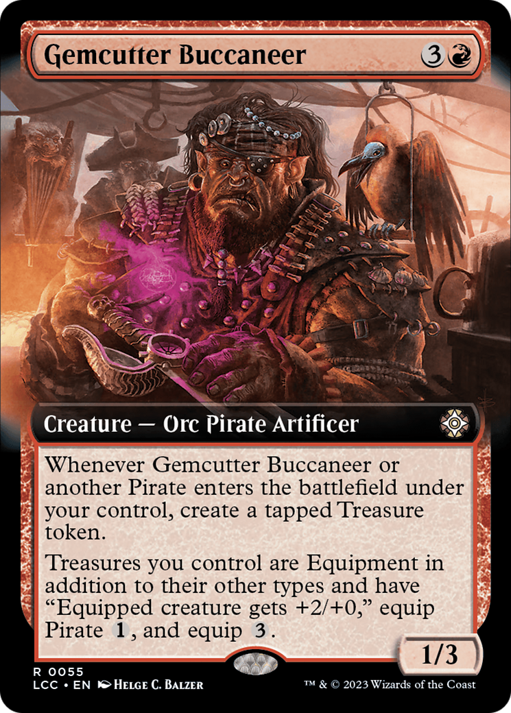 Gemcutter Buccaneer (Extended Art) [The Lost Caverns of Ixalan Commander] | Clutch Gaming