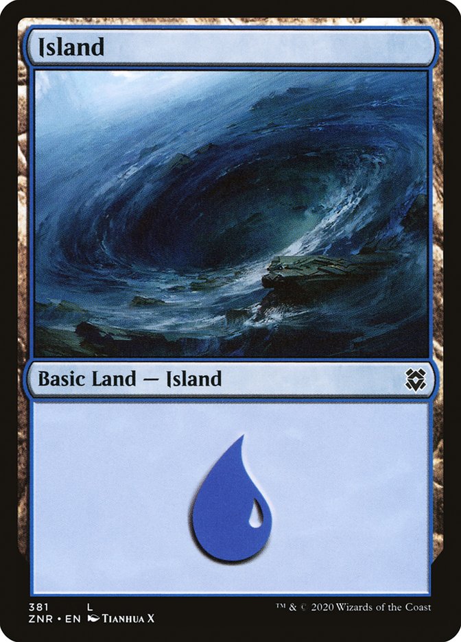 Island (381) [Zendikar Rising] | Clutch Gaming