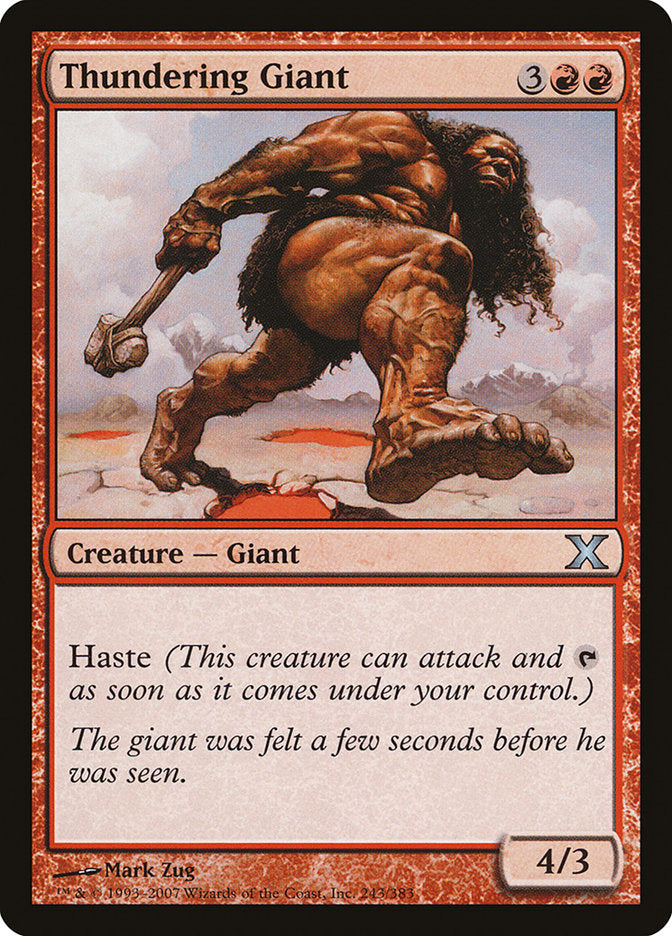 Thundering Giant [Tenth Edition] | Clutch Gaming