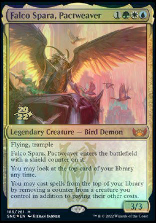 Falco Spara, Pactweaver [Streets of New Capenna Prerelease Promos] | Clutch Gaming