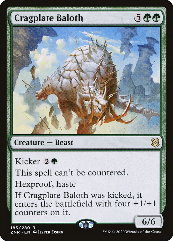 Cragplate Baloth (Promo Pack) [Zendikar Rising Promos] | Clutch Gaming