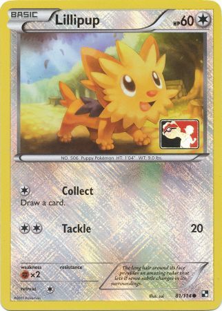 Lillipup (81/114) (League Promo) [Black & White: Base Set] | Clutch Gaming