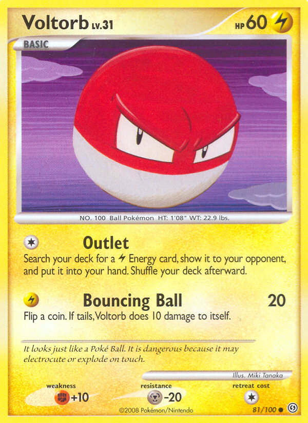 Voltorb (81/100) [Diamond & Pearl: Stormfront] | Clutch Gaming