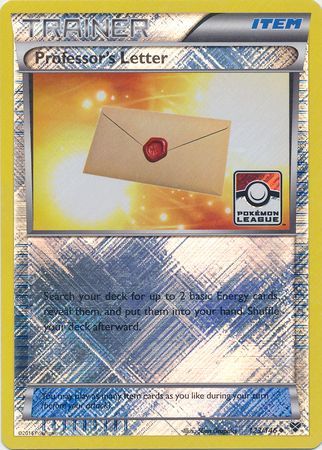 Professor's Letter (123/146) (League Promo) [XY: Base Set] | Clutch Gaming