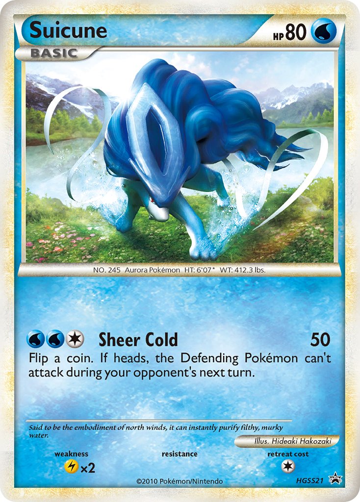 Suicune (HGSS21) [HeartGold & SoulSilver: Black Star Promos] | Clutch Gaming