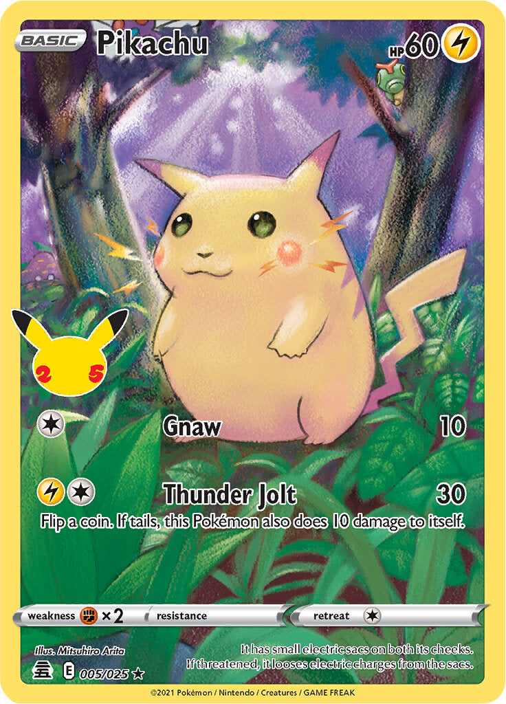 Pikachu (005/025) [Celebrations: 25th Anniversary] | Clutch Gaming