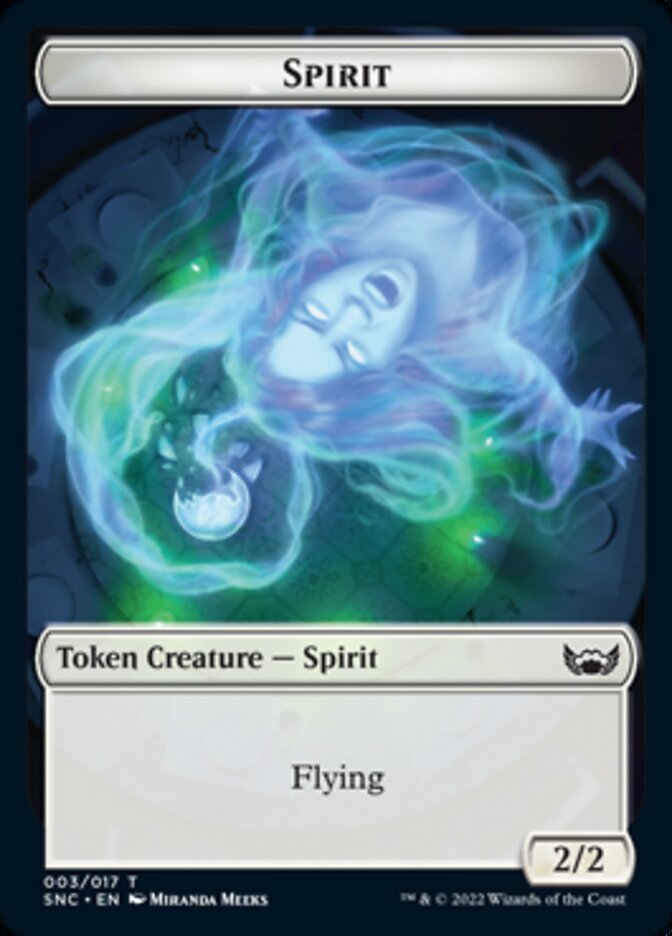 Devil // Spirit Double-Sided Token [Streets of New Capenna Tokens] | Clutch Gaming