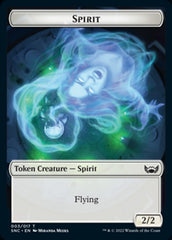 Fish // Spirit Double-Sided Token [Streets of New Capenna Tokens] | Clutch Gaming