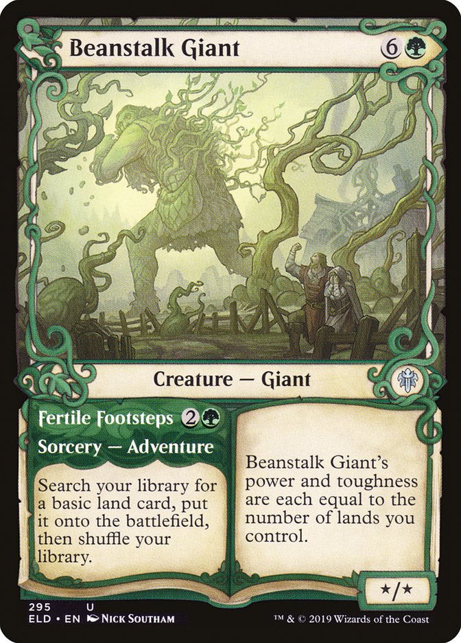 Beanstalk Giant // Fertile Footsteps (Showcase) [Throne of Eldraine] | Clutch Gaming