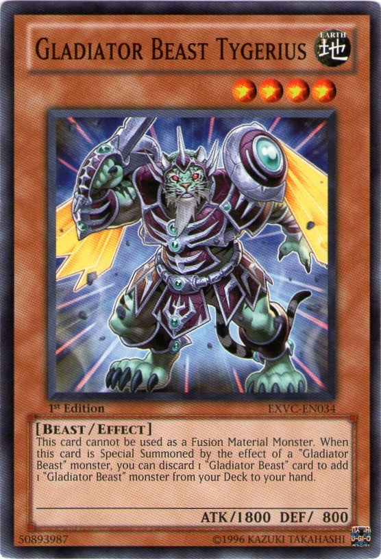 Gladiator Beast Tygerius [EXVC-EN034] Common | Clutch Gaming