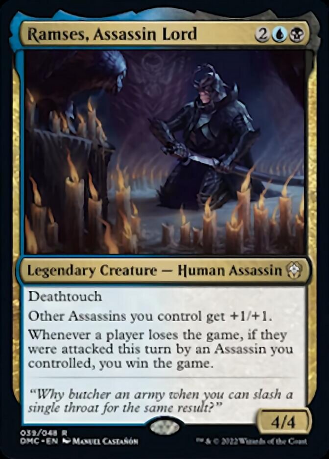 Ramses, Assassin Lord [Dominaria United Commander] | Clutch Gaming