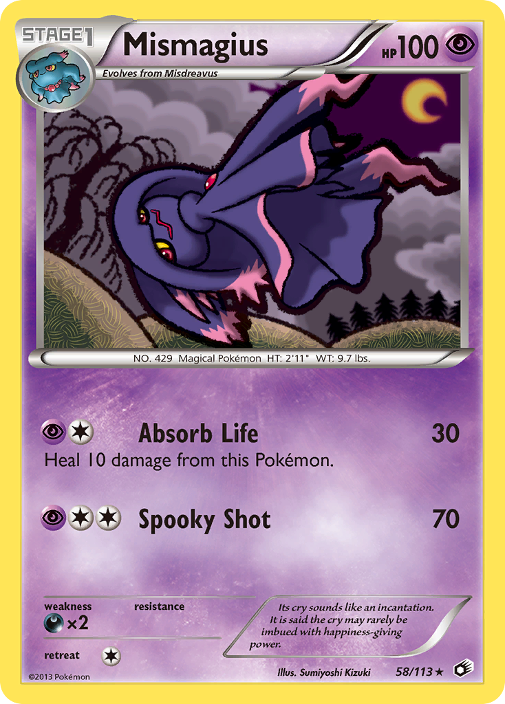 Mismagius (58/113) [Black & White: Legendary Treasures] | Clutch Gaming